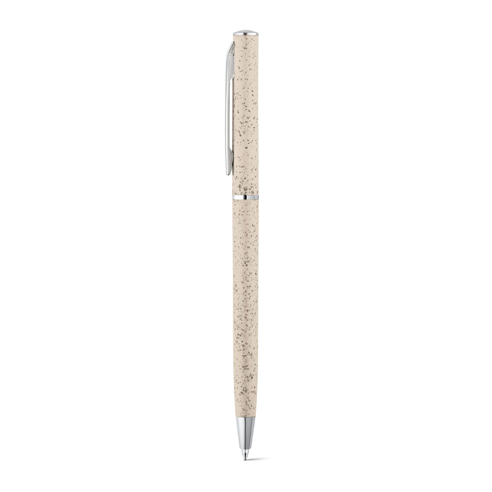 Stylo à bille publicitaire - DEVIN Naturel clair